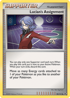 Lucian’s Assignment card art
