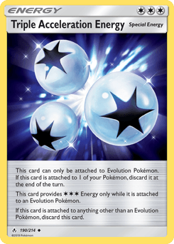 Triple Acceleration Energy card art