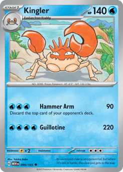 Kingler card art