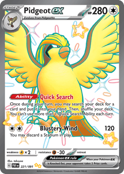 Pidgeot card art