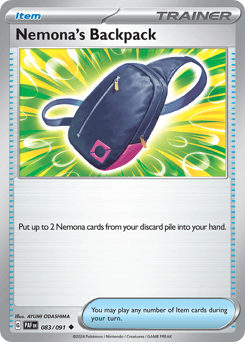 Nemona’s Backpack card art
