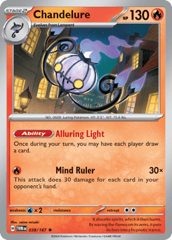 Chandelure card art