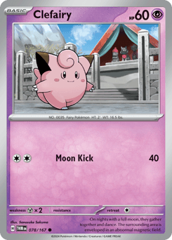 Clefairy card art