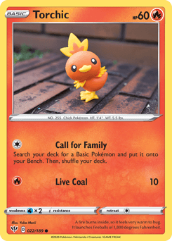 Torchic card art