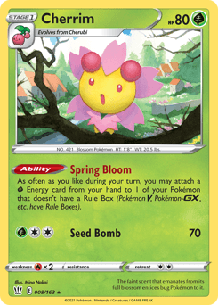 Cherrim card art
